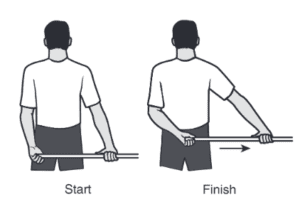 Passive Internal Rotation Stretch