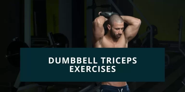 Triceps Exercise with Dumbbells