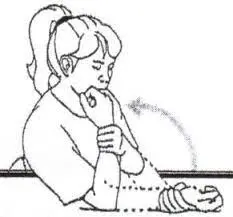 Self-stretching technique for elbow extensor
