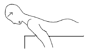 Neck extension over the couch