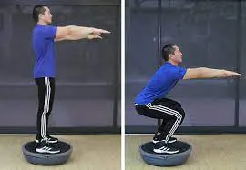 Bosu ball squat