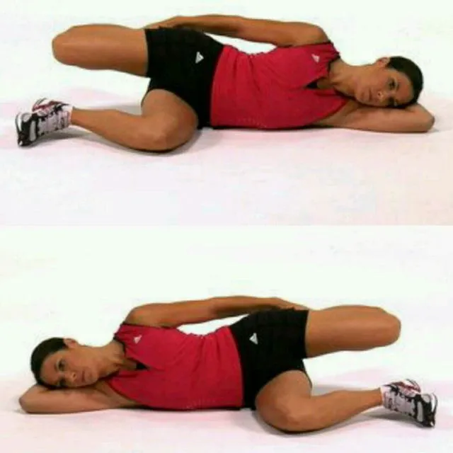 Side-Lying Hip Flexor Stretch