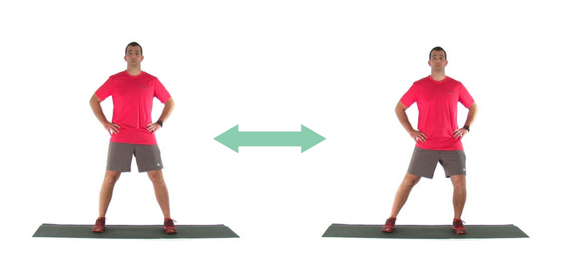 Standing Lateral Lunge Adductor Stretch