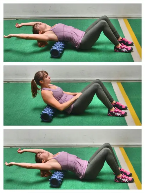 Foam-roller-thoracic-extension