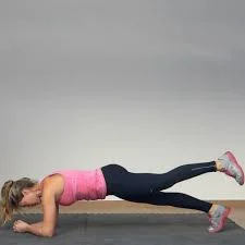 Forearm Plank with Hip Extension
