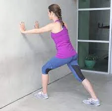 Heel and calf stretch