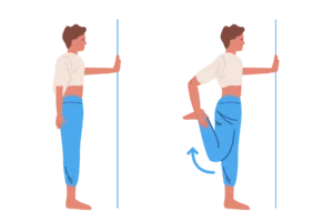 Standing Quadricep and Thigh Stretch