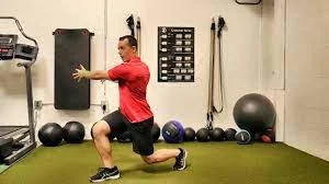 T rotation lunge