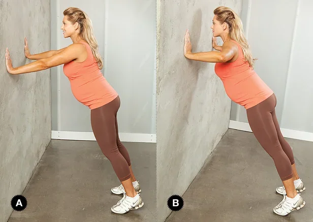 wall push ups
