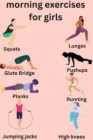 Morning Exercise for Student Girls