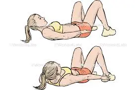 Heel Touches Exercise