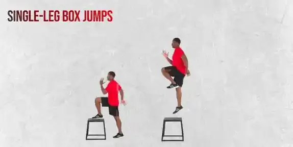 One leg Box Jump