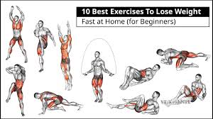 10 Exercises to Lose Weight Fast at Home