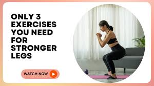 The Only 3 Exercises You Need for Stronger Legs at Home