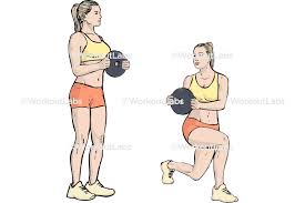 Walking Lunges with Twist